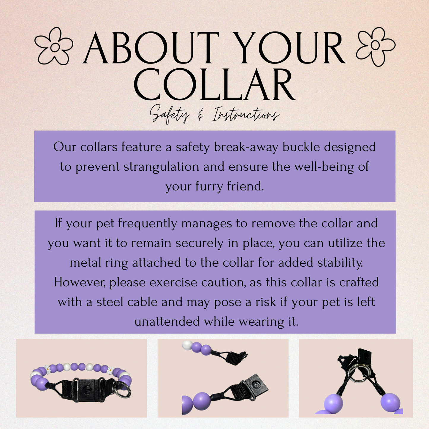 Football Beaded Dog Collar