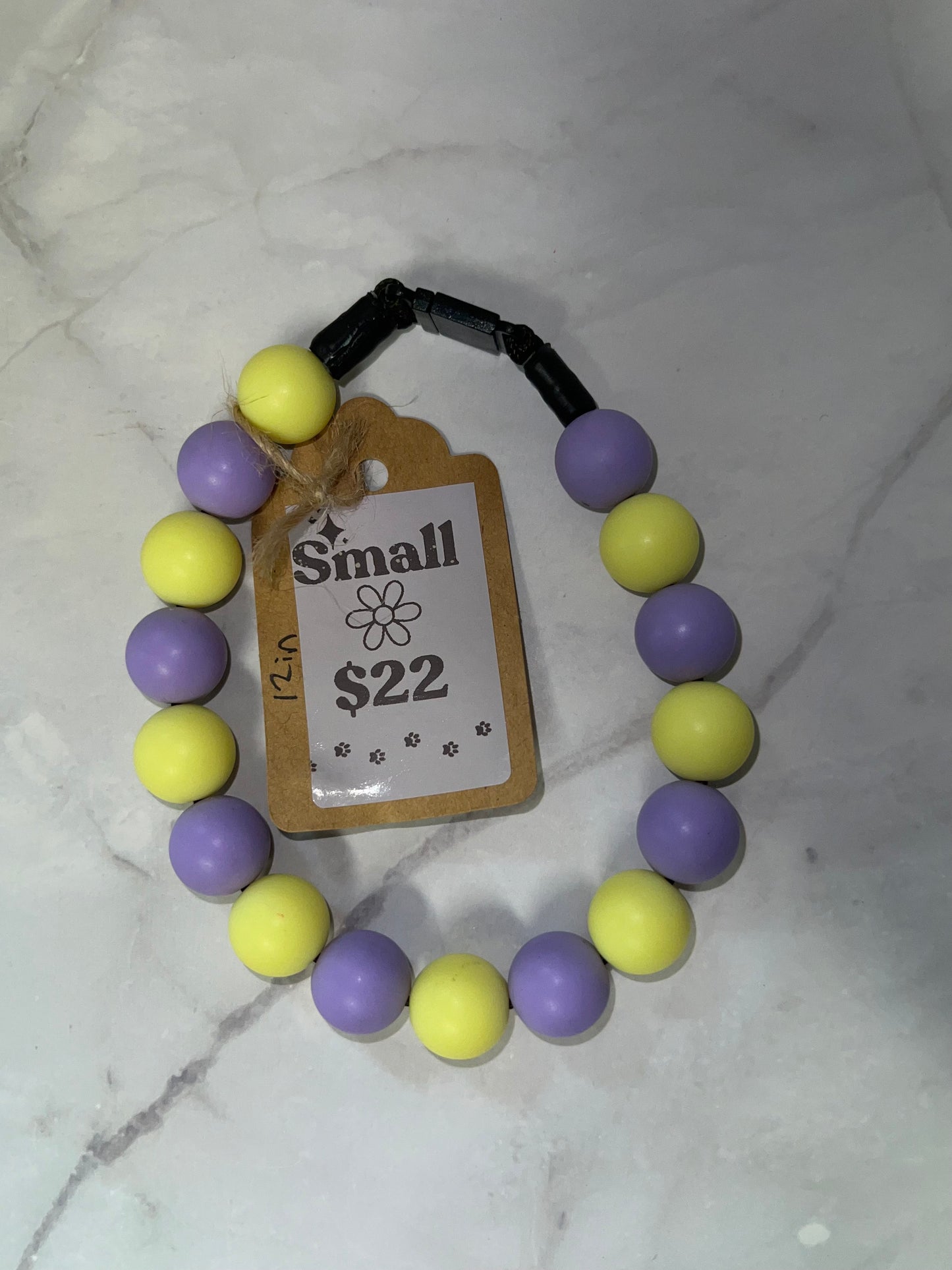 Small Beaded Dog Collar