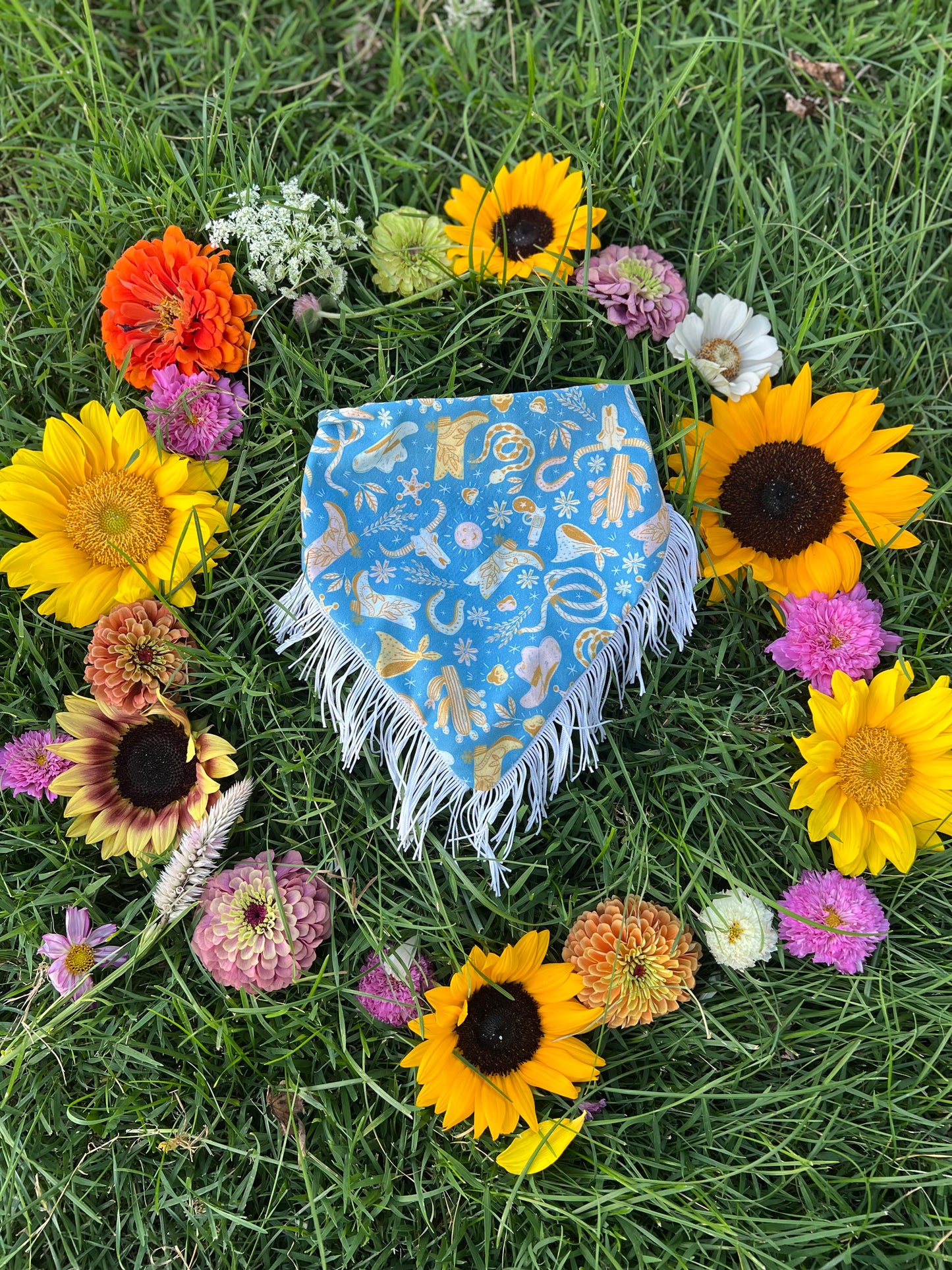 The Cowgirl Western Dog Bandana