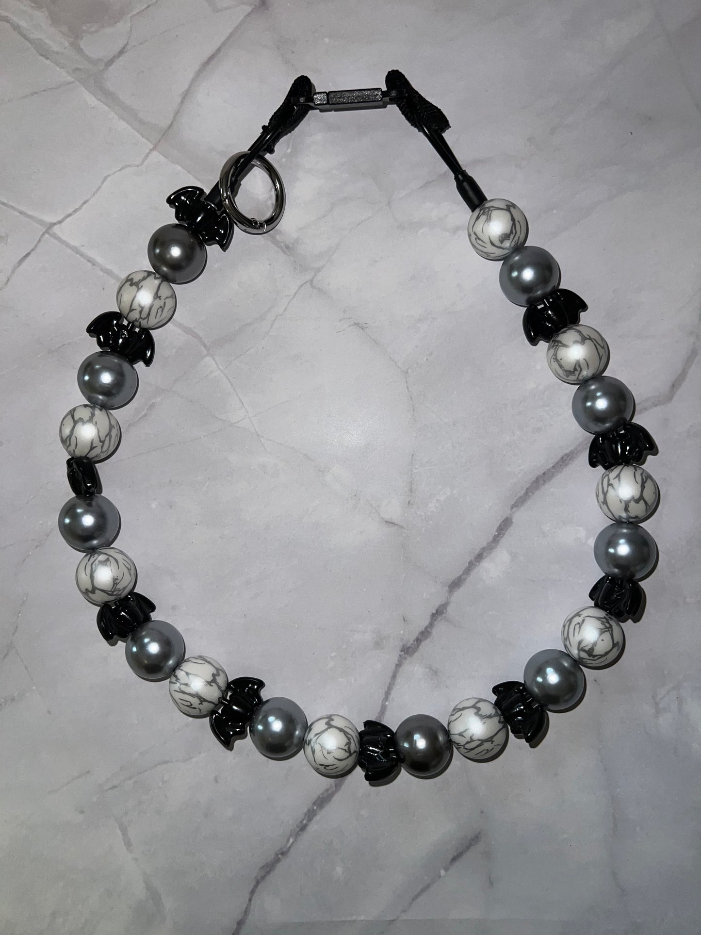 X-large Halloween Beaded Dog Collar