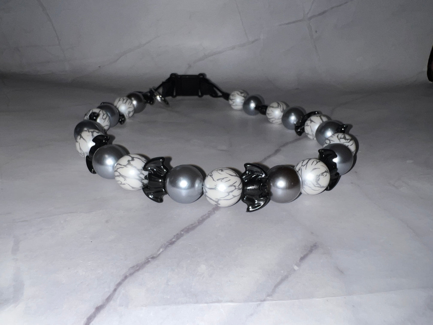 X-large Halloween Beaded Dog Collar
