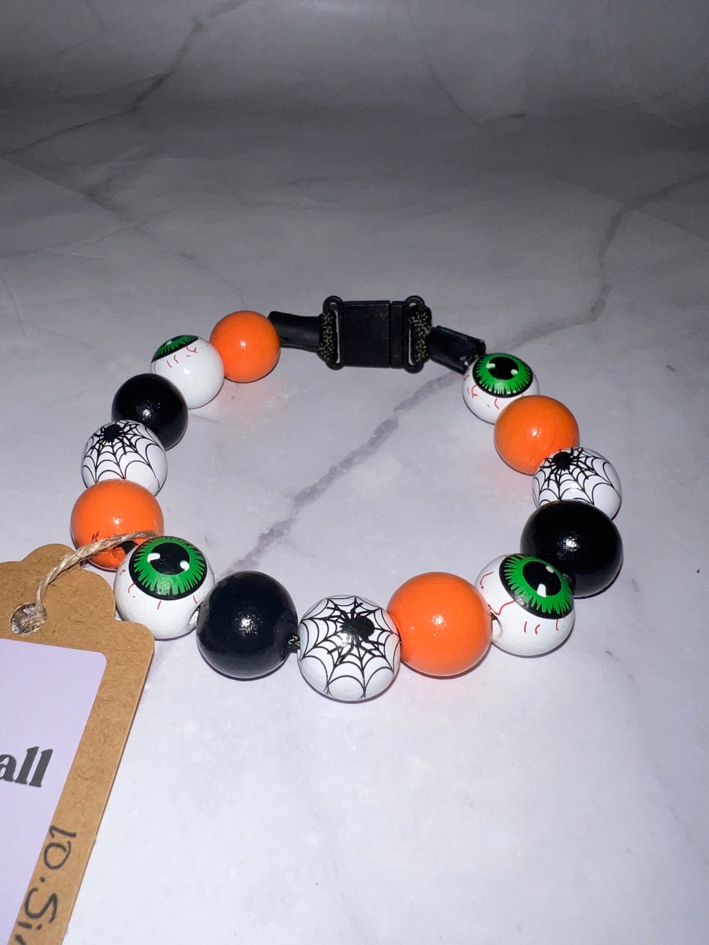 Extra Small Halloween Beaded Dog Collar