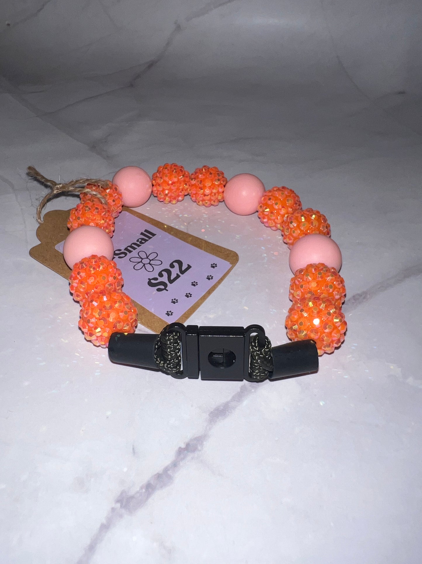Extra Small Beaded Dog Collar