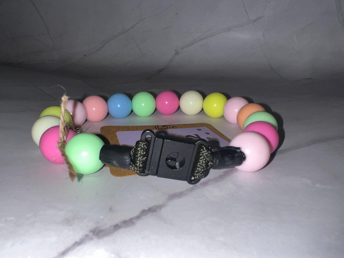 Small Beaded Dog Collar