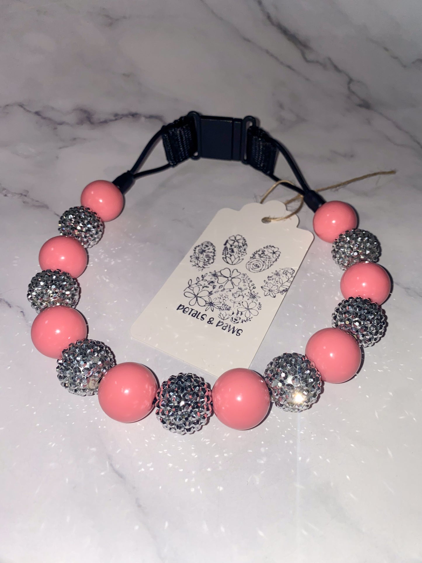 Medium Beaded Dog Collar