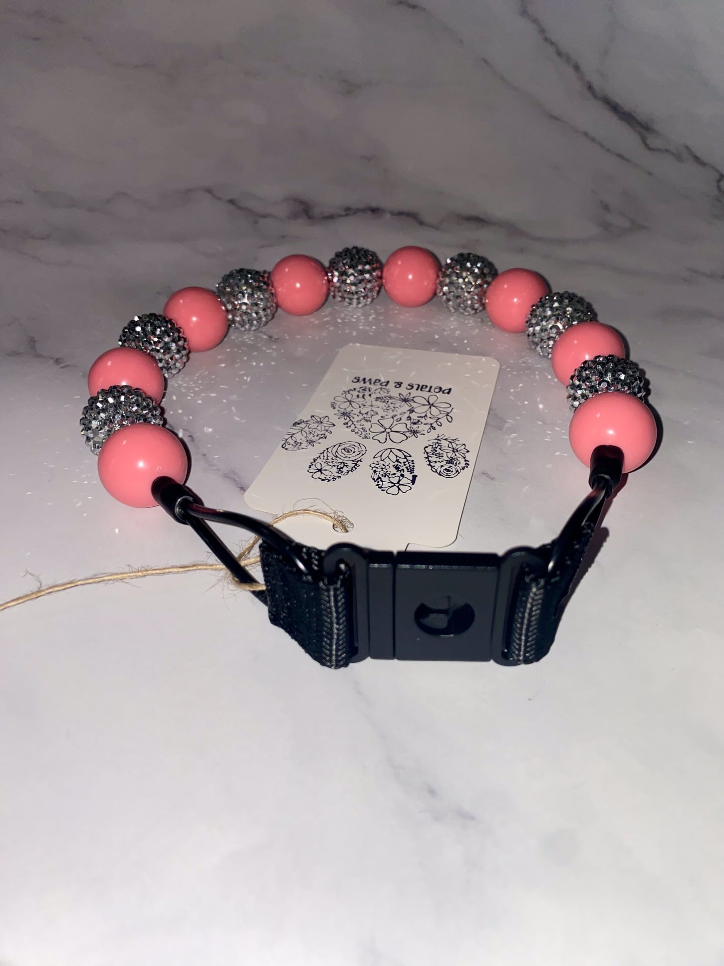 Medium Beaded Dog Collar