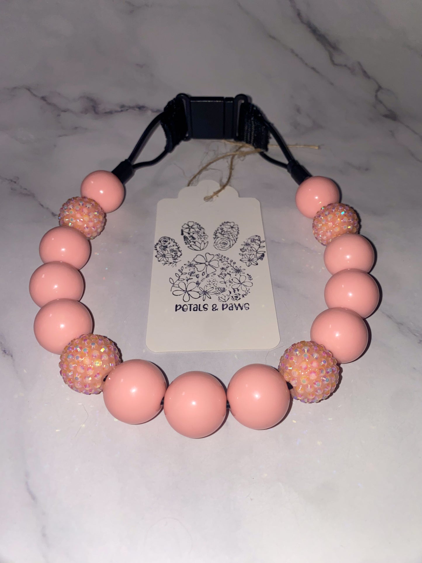 Medium Beaded Dog Collar