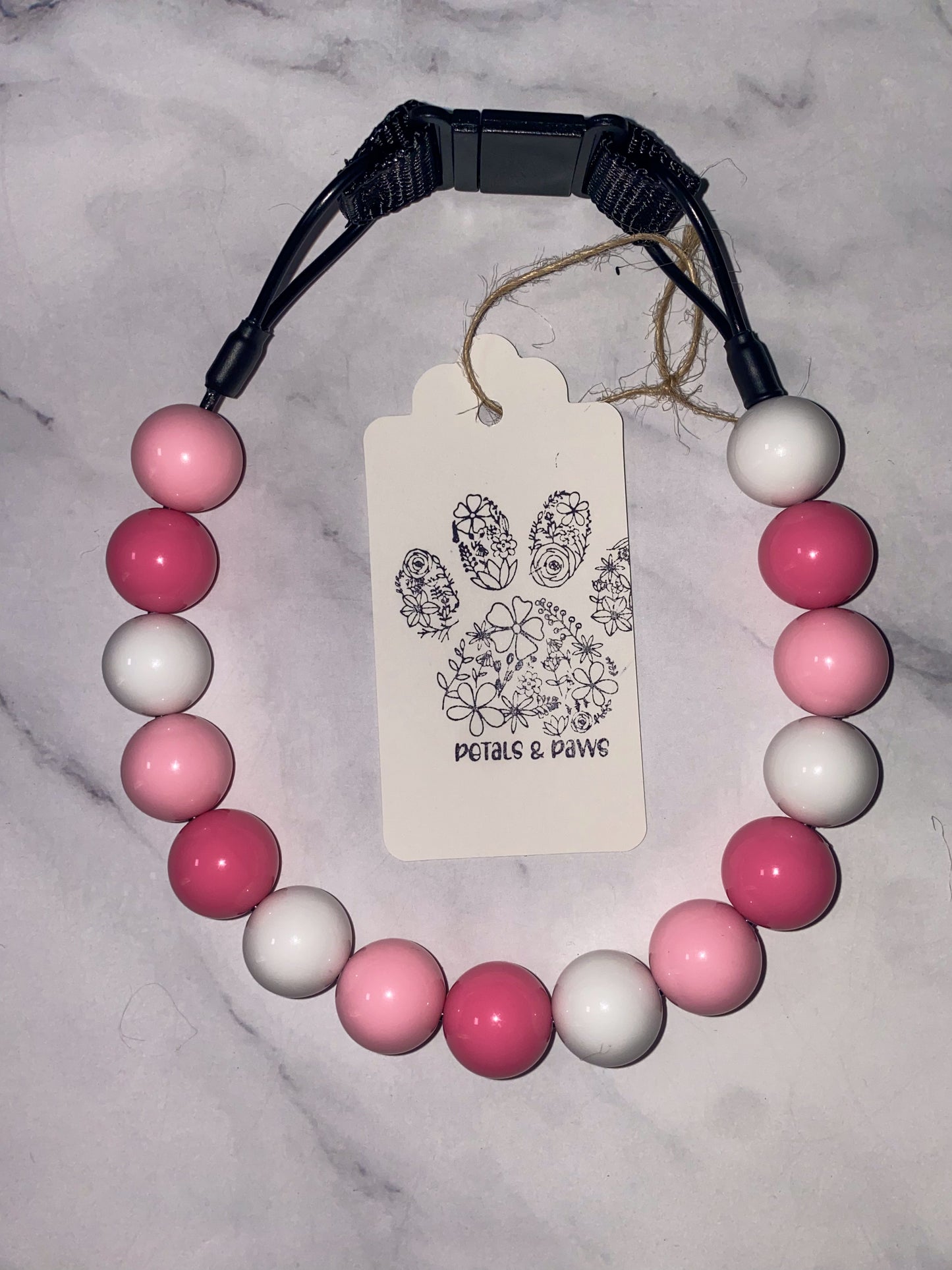 Medium Beaded Dog Collar