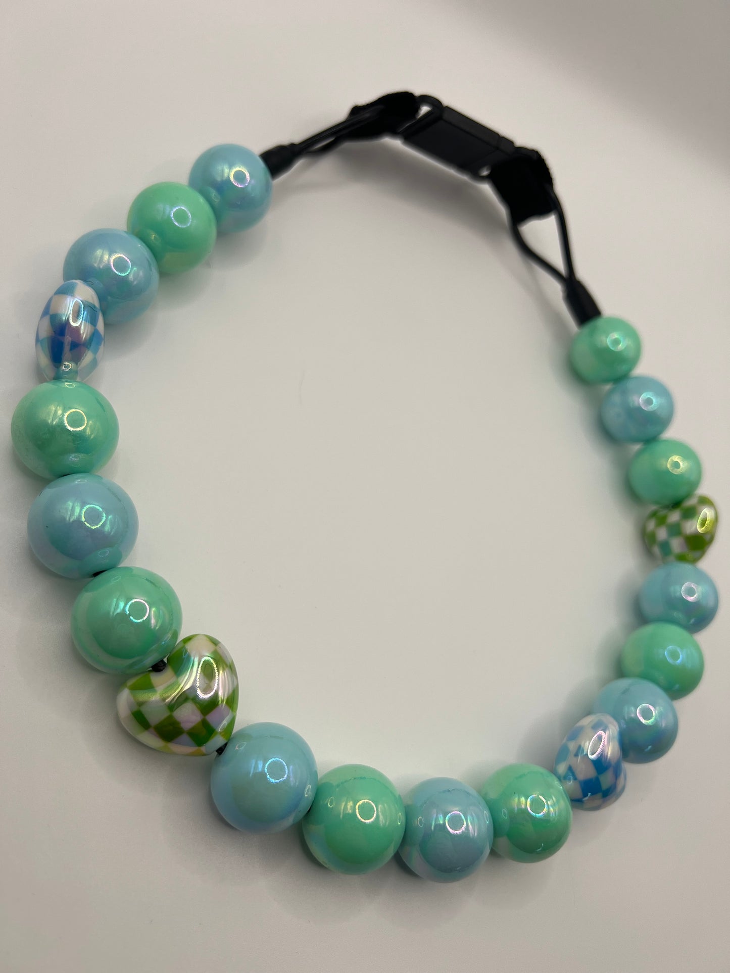 Large Valentines Beaded Collar