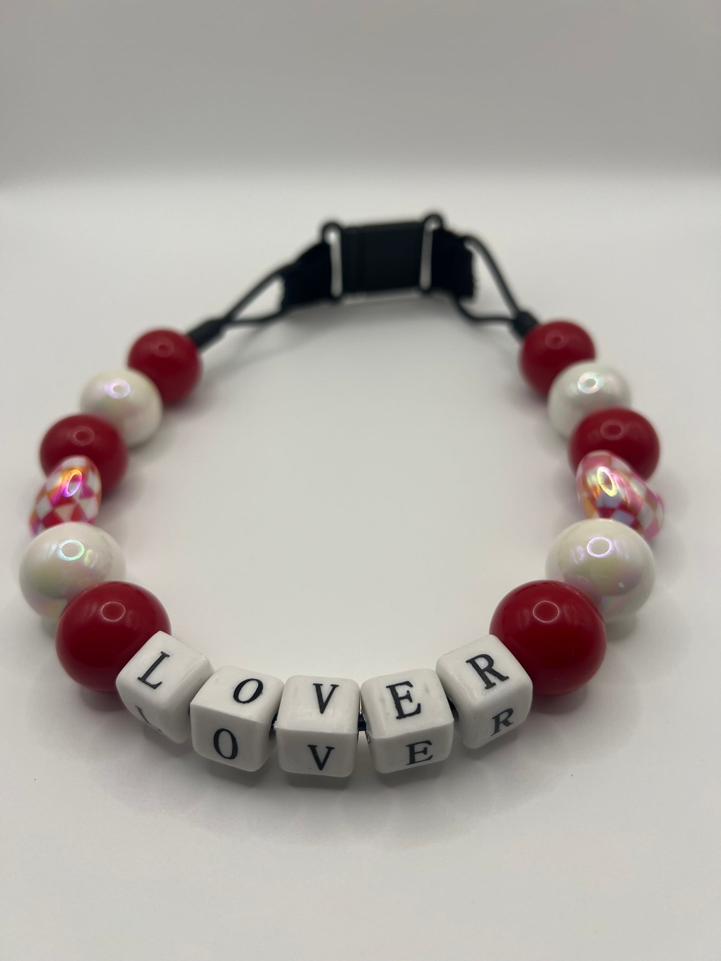 Medium Valentines Beaded Collar