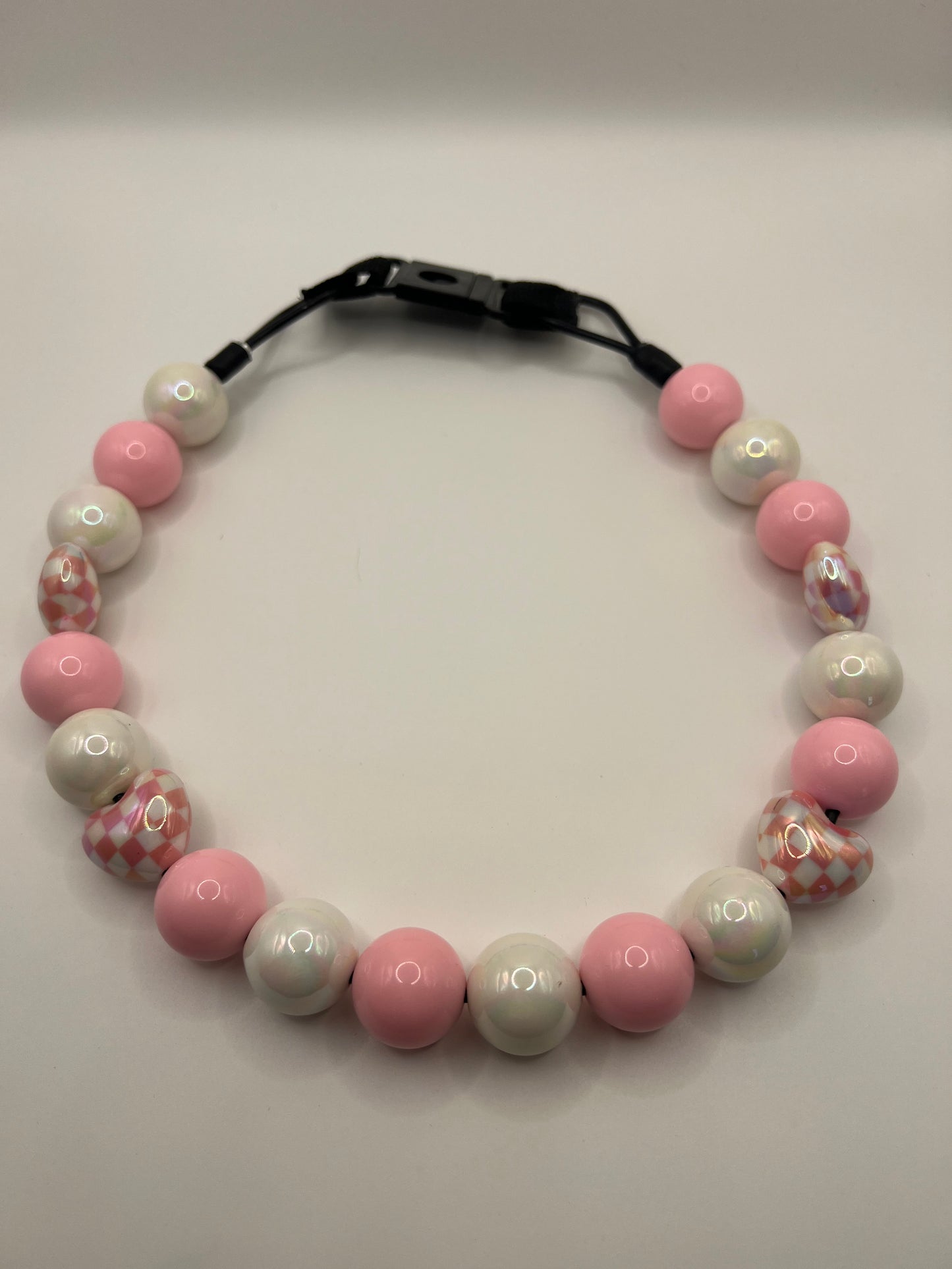 Large Valentines Beaded Collar