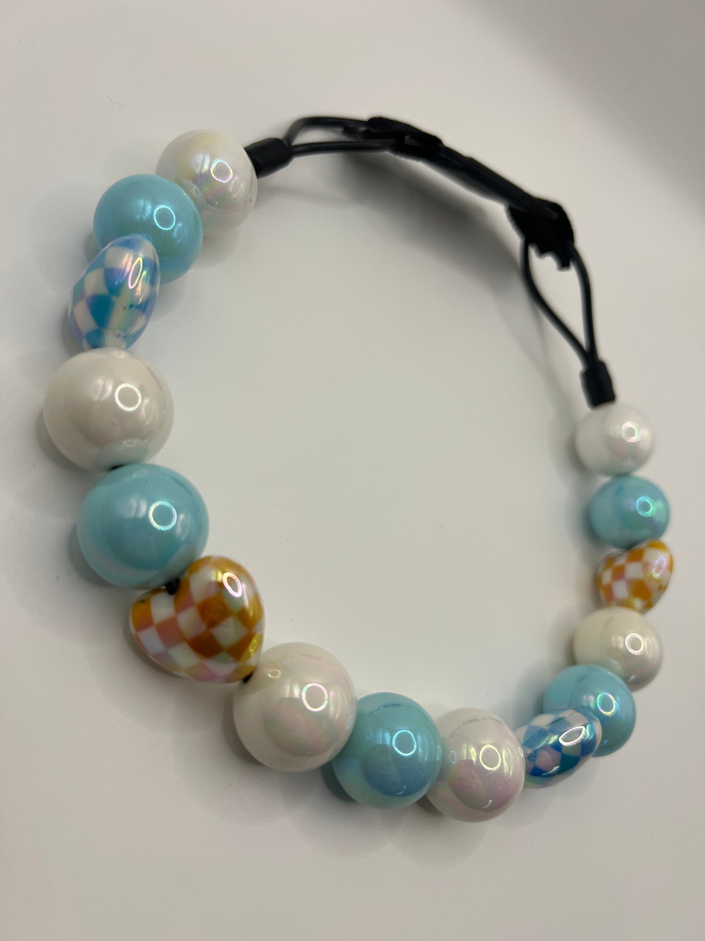 Medium Valentines Beaded Collar