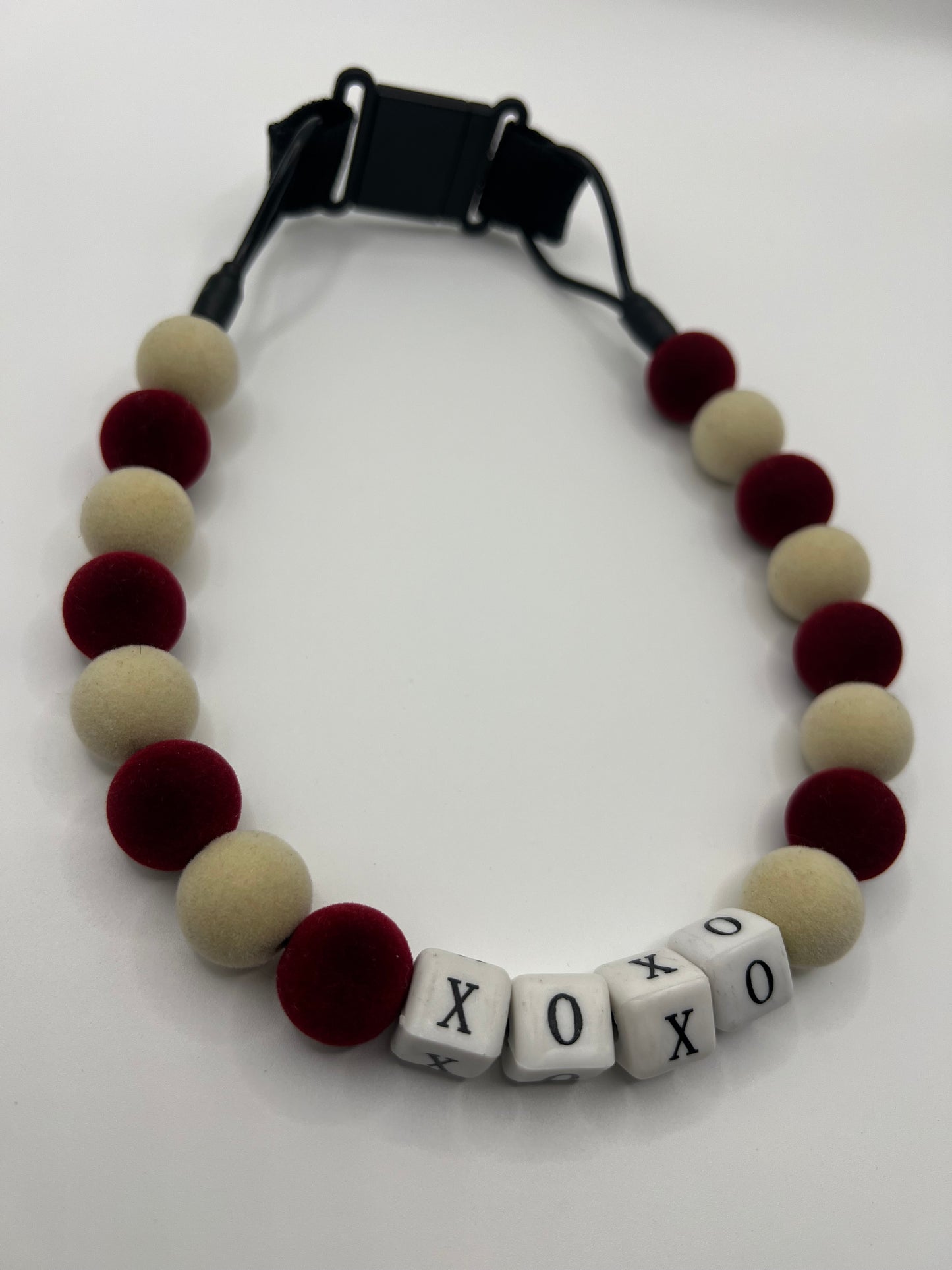 Medium Valentines Beaded Collar