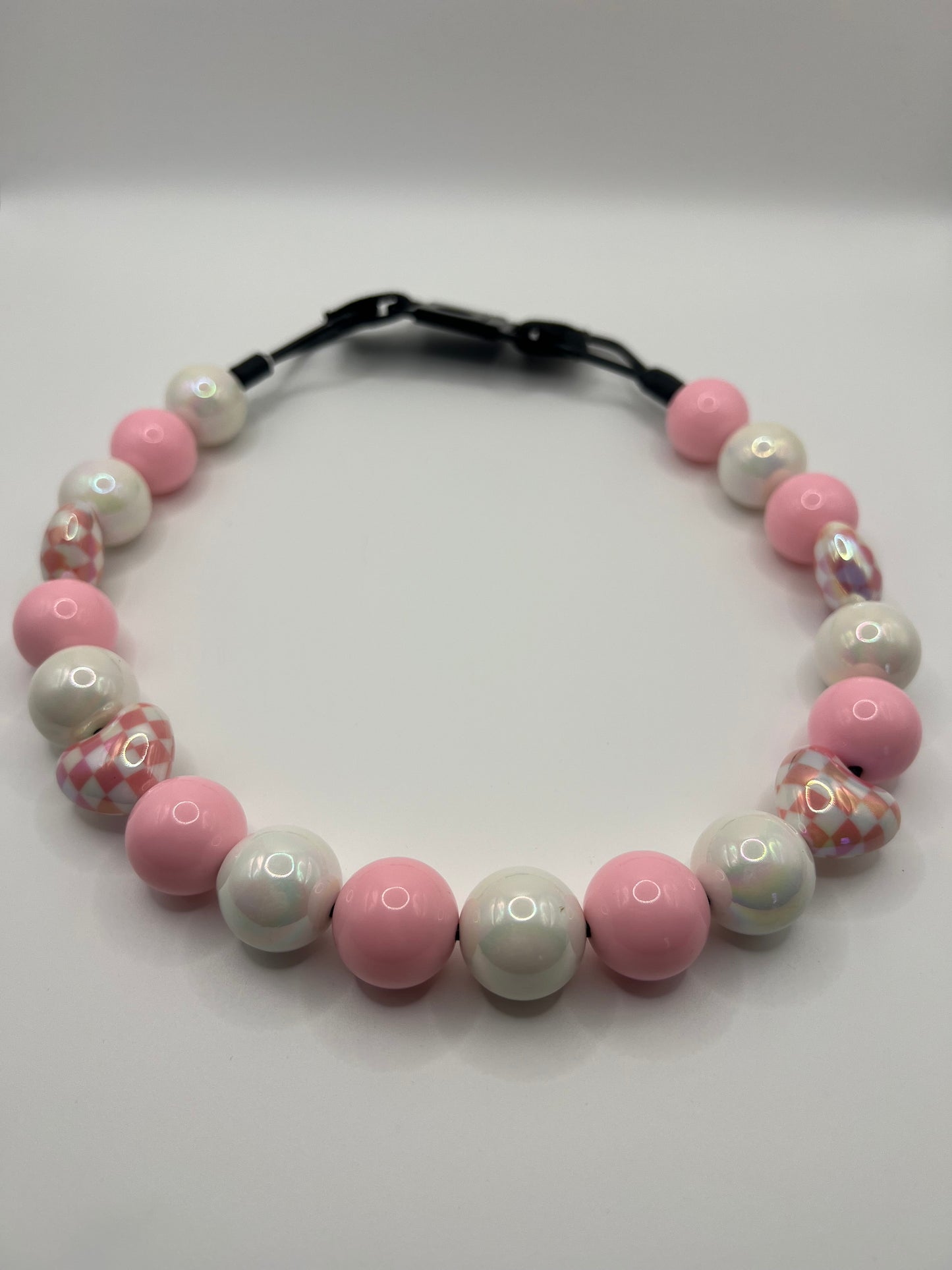 Large Valentines Beaded Collar