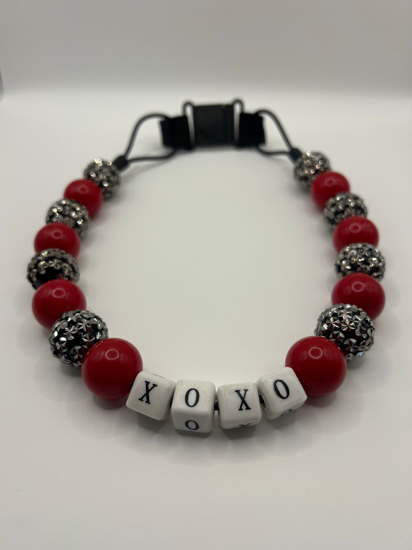 Large Valentines Beaded Collar