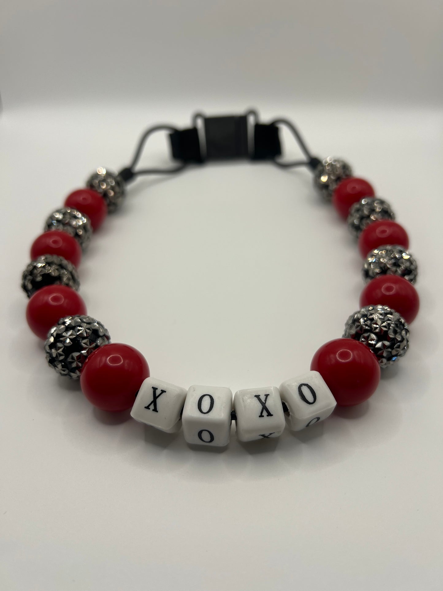 Large Valentines Beaded Collar