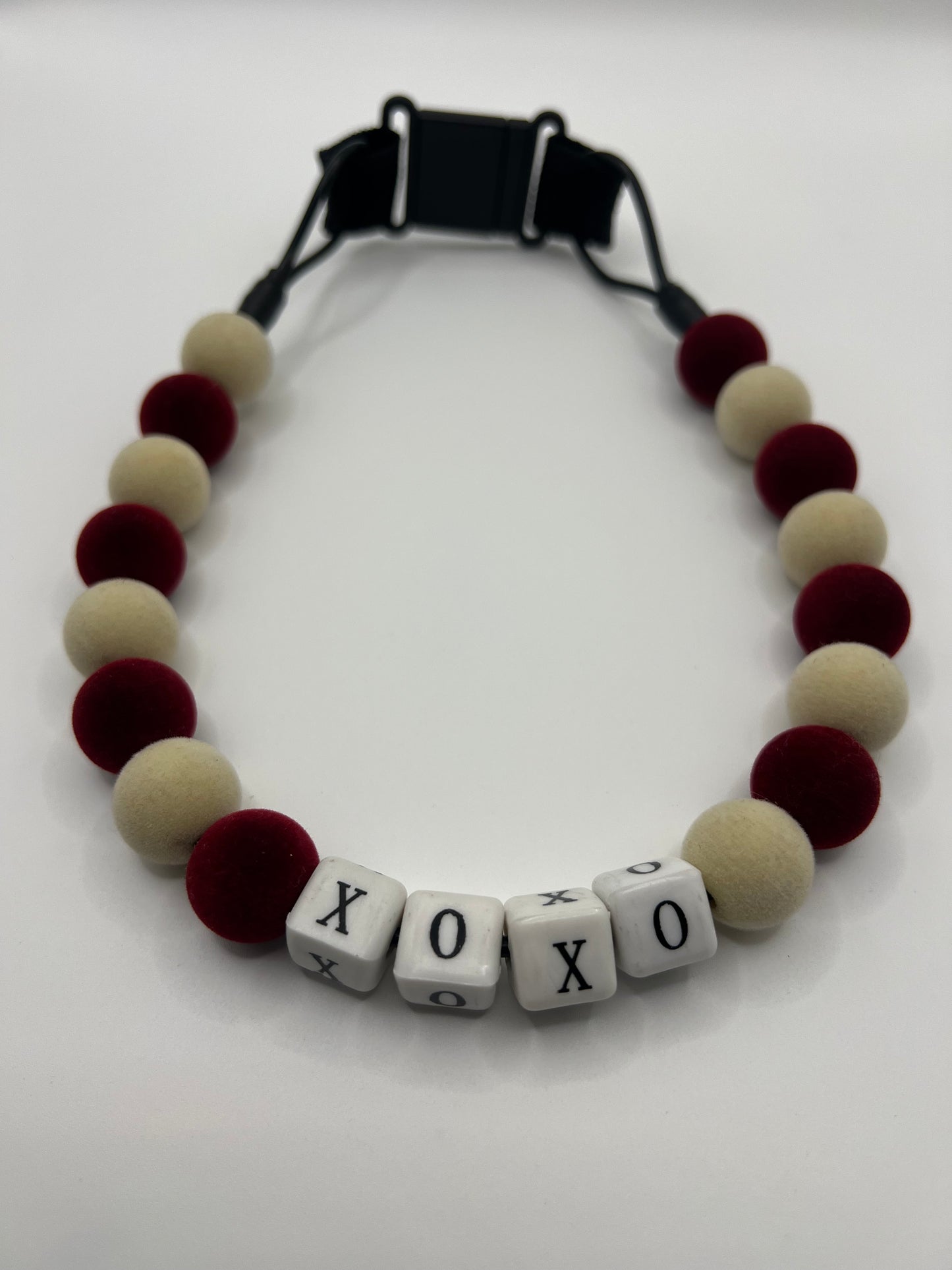 Medium Valentines Beaded Collar