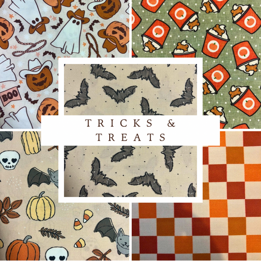 Tricks & Treats Reversible Dog Bandanas