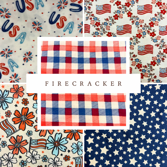 Firecracker Reversible Bandana