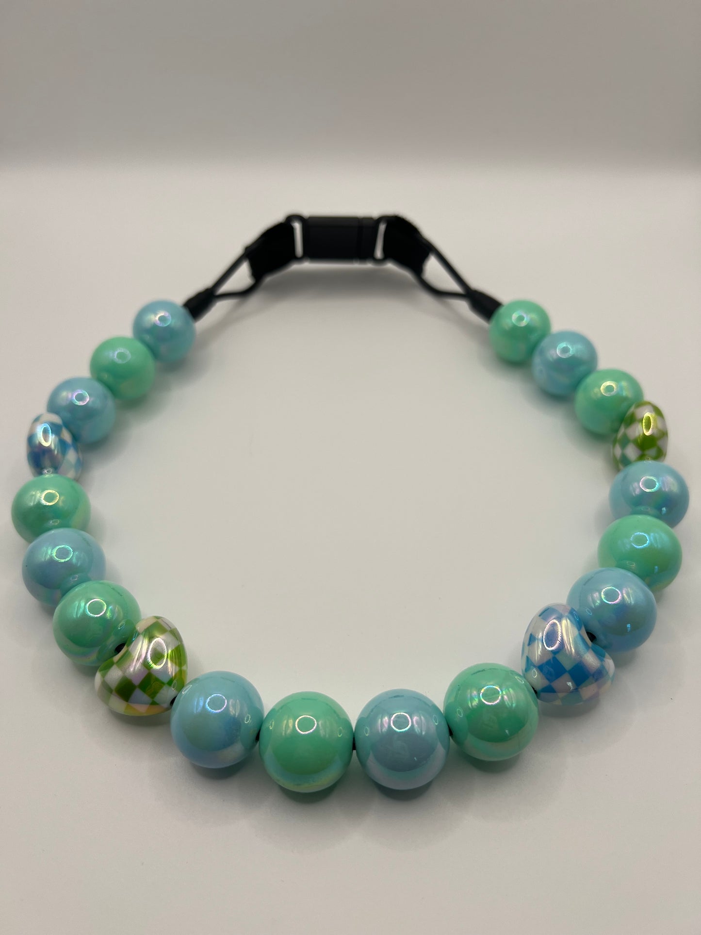 Large Valentines Beaded Collar