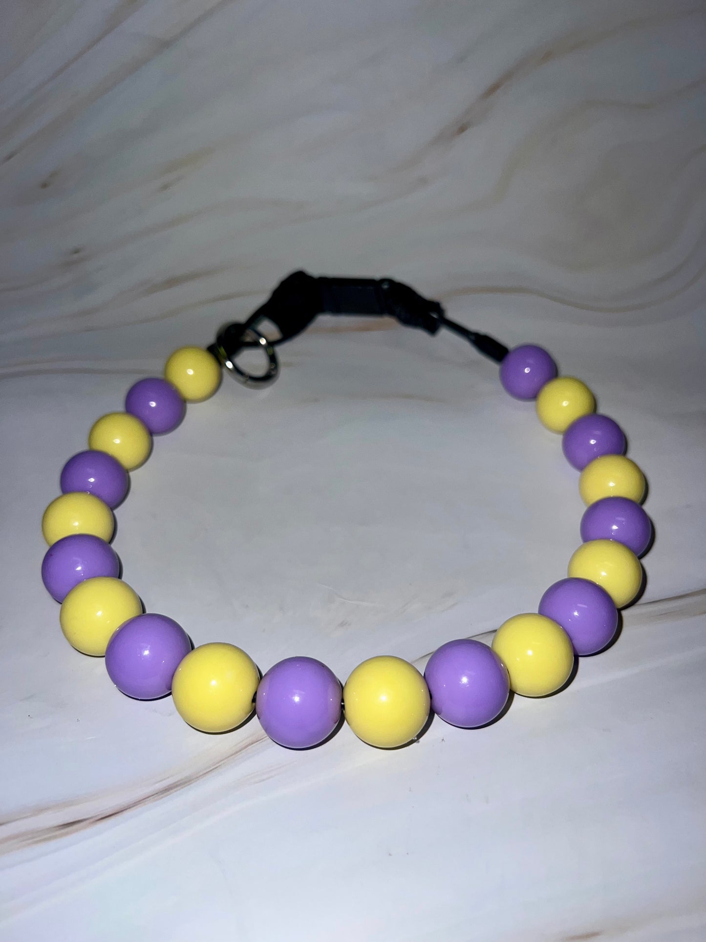 Large Beaded Dog Collar