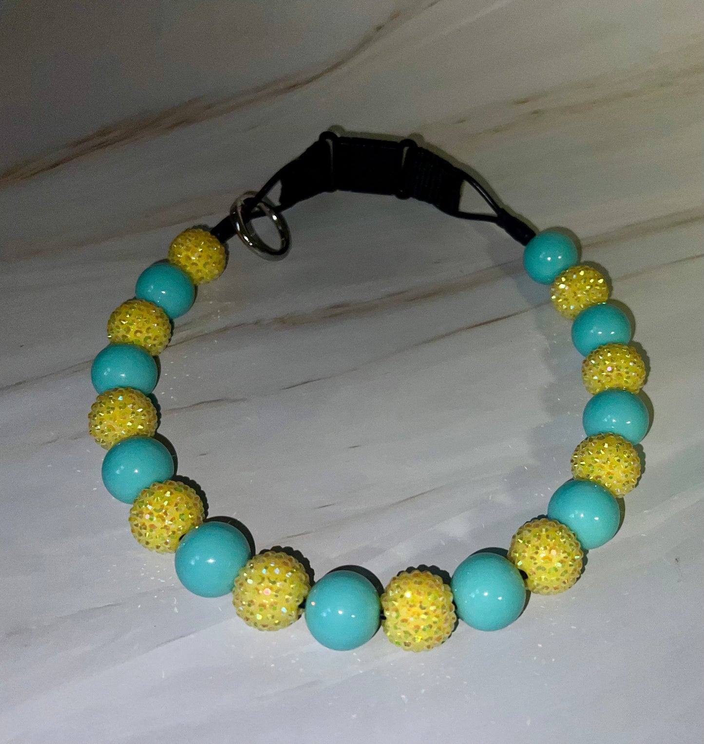 Large Beaded Dog Collar