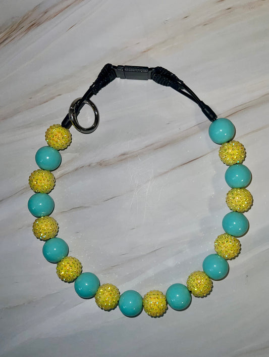 Large Beaded Dog Collar