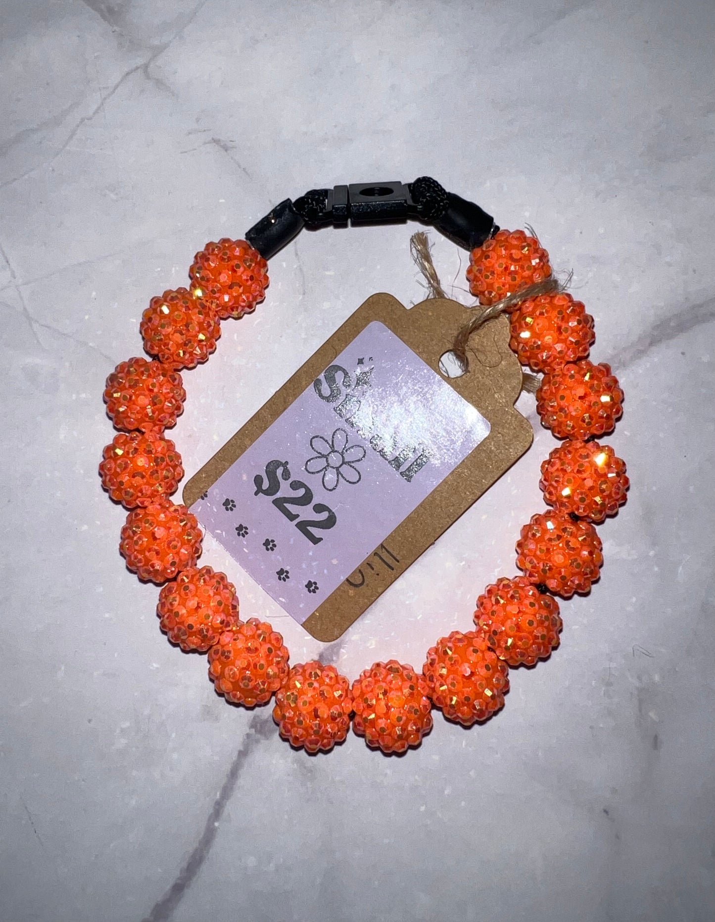 Small Beaded Dog Collar