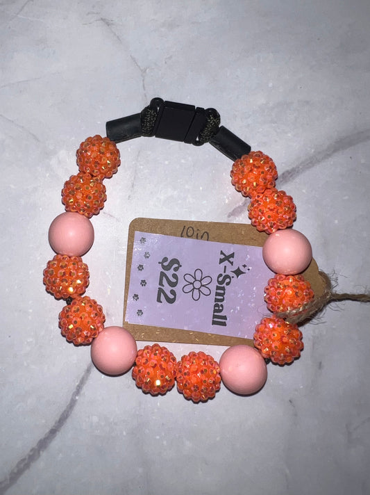 Extra Small Beaded Dog Collar