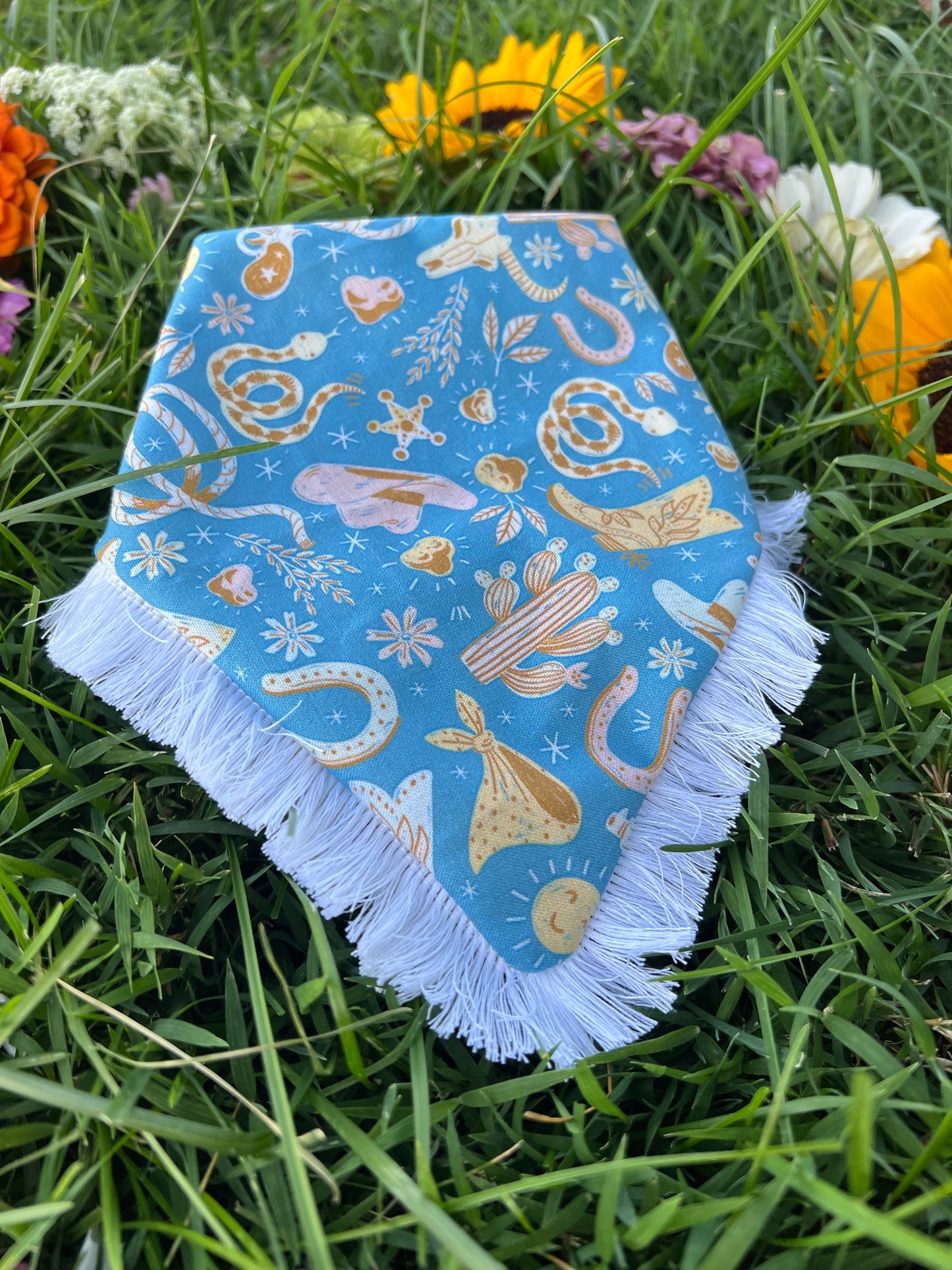 The Cowgirl Western Dog Bandana