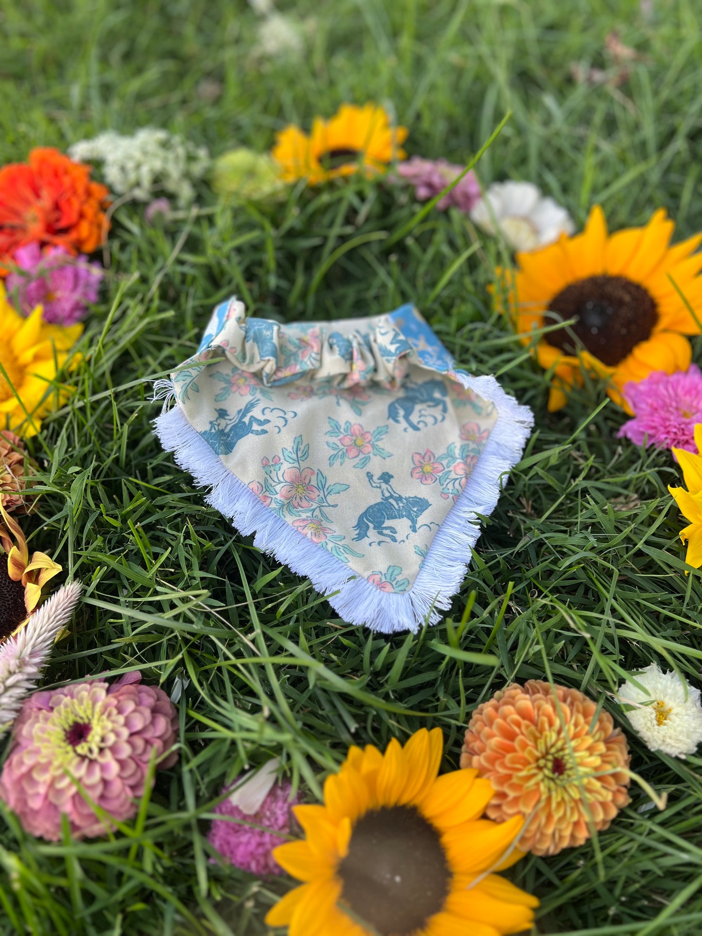 The Cowgirl Western Dog Bandana