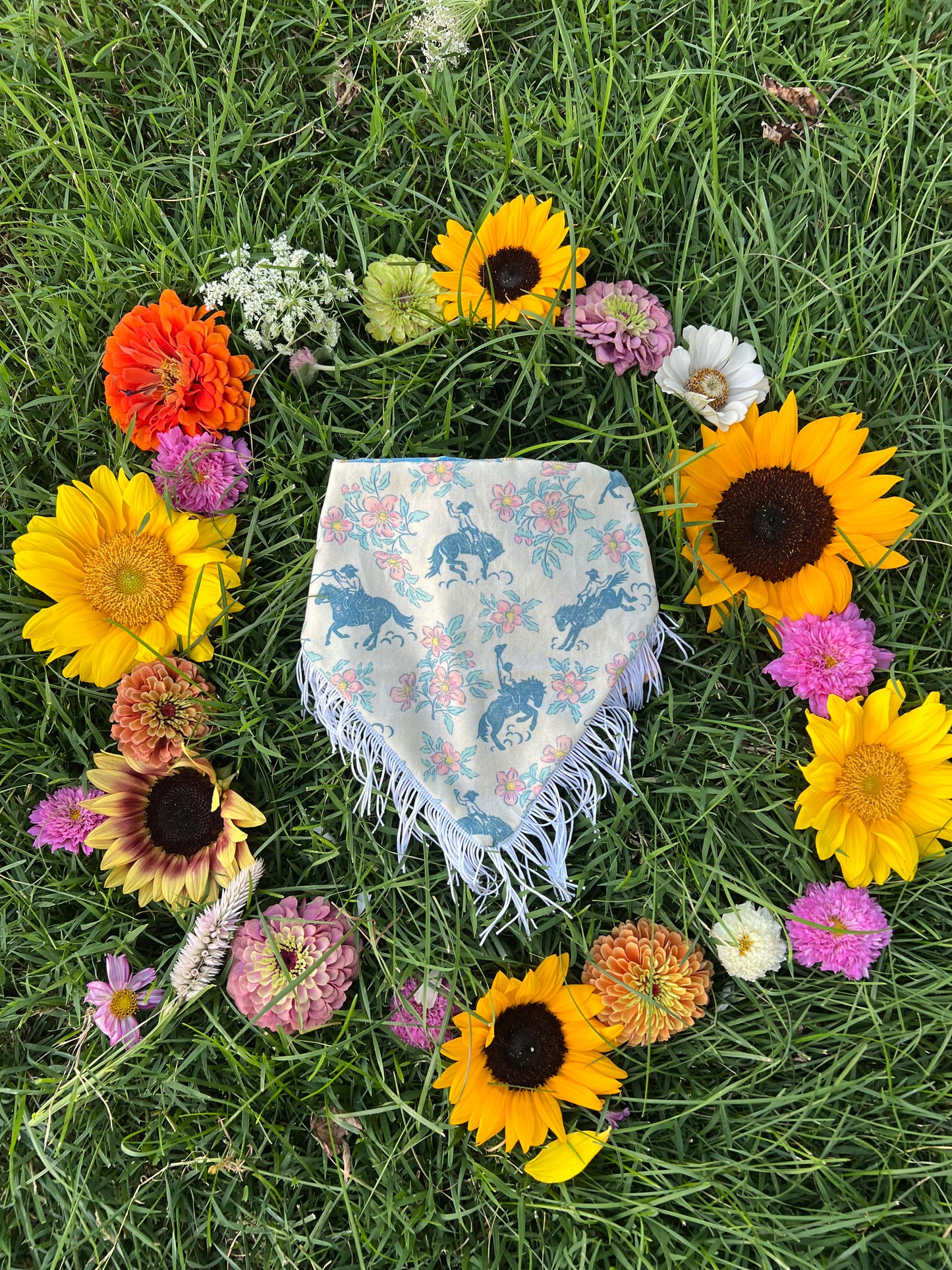 The Cowgirl Western Dog Bandana