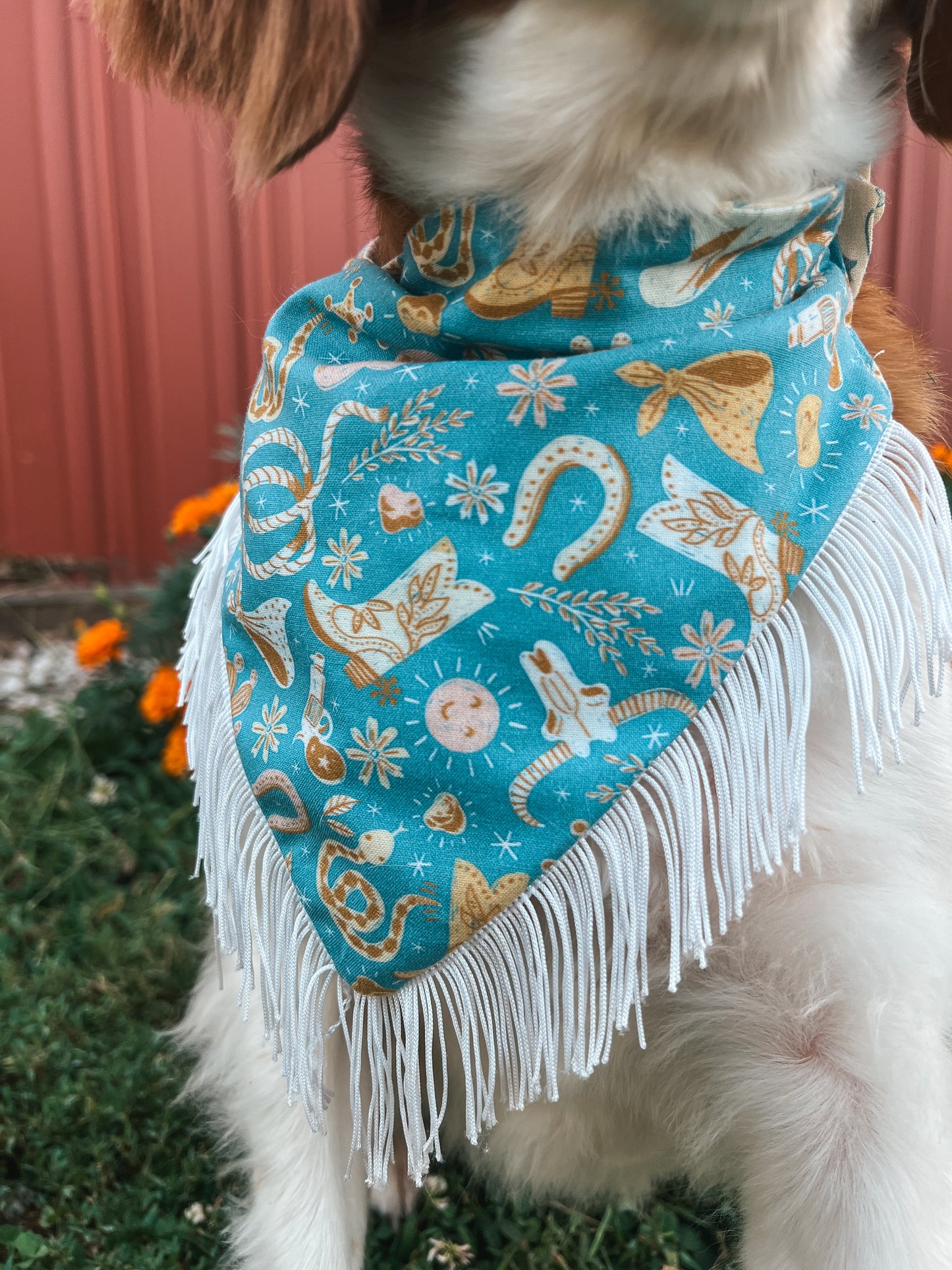 The Cowgirl Western Dog Bandana