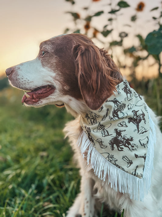 The Rancher Western Dog Bandana