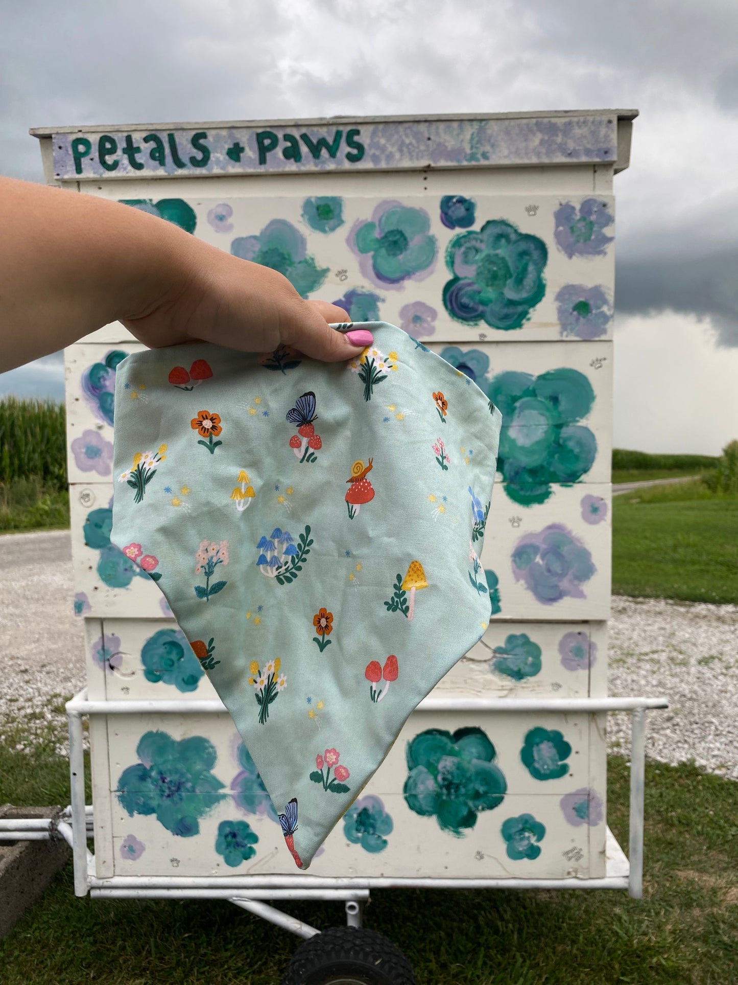 Floral Dog Bandanas