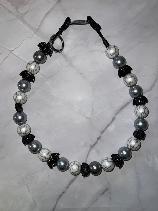 X-large Halloween Beaded Dog Collar