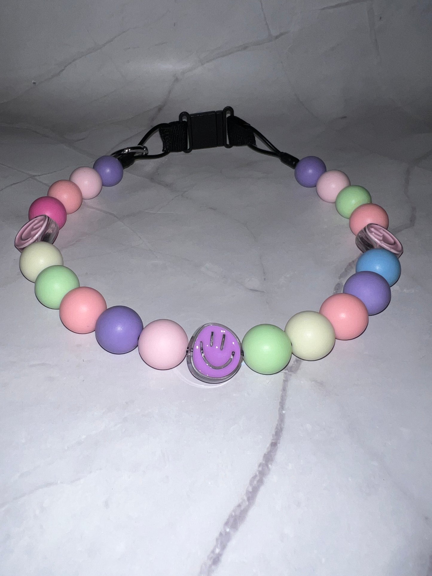 Large Beaded Dog Collar
