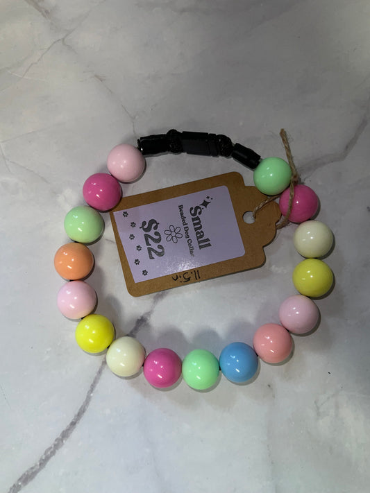 Small Beaded Dog Collar
