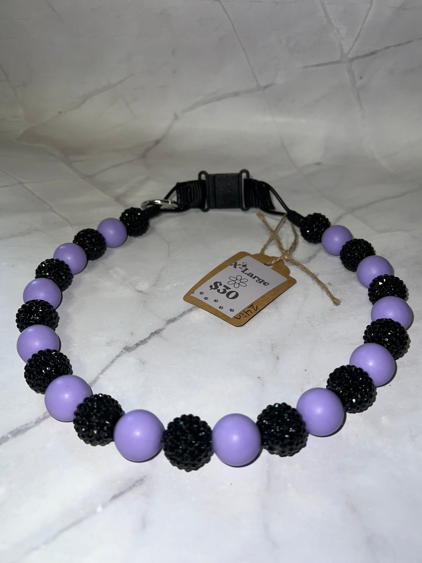X-Large Beaded Dog Collar