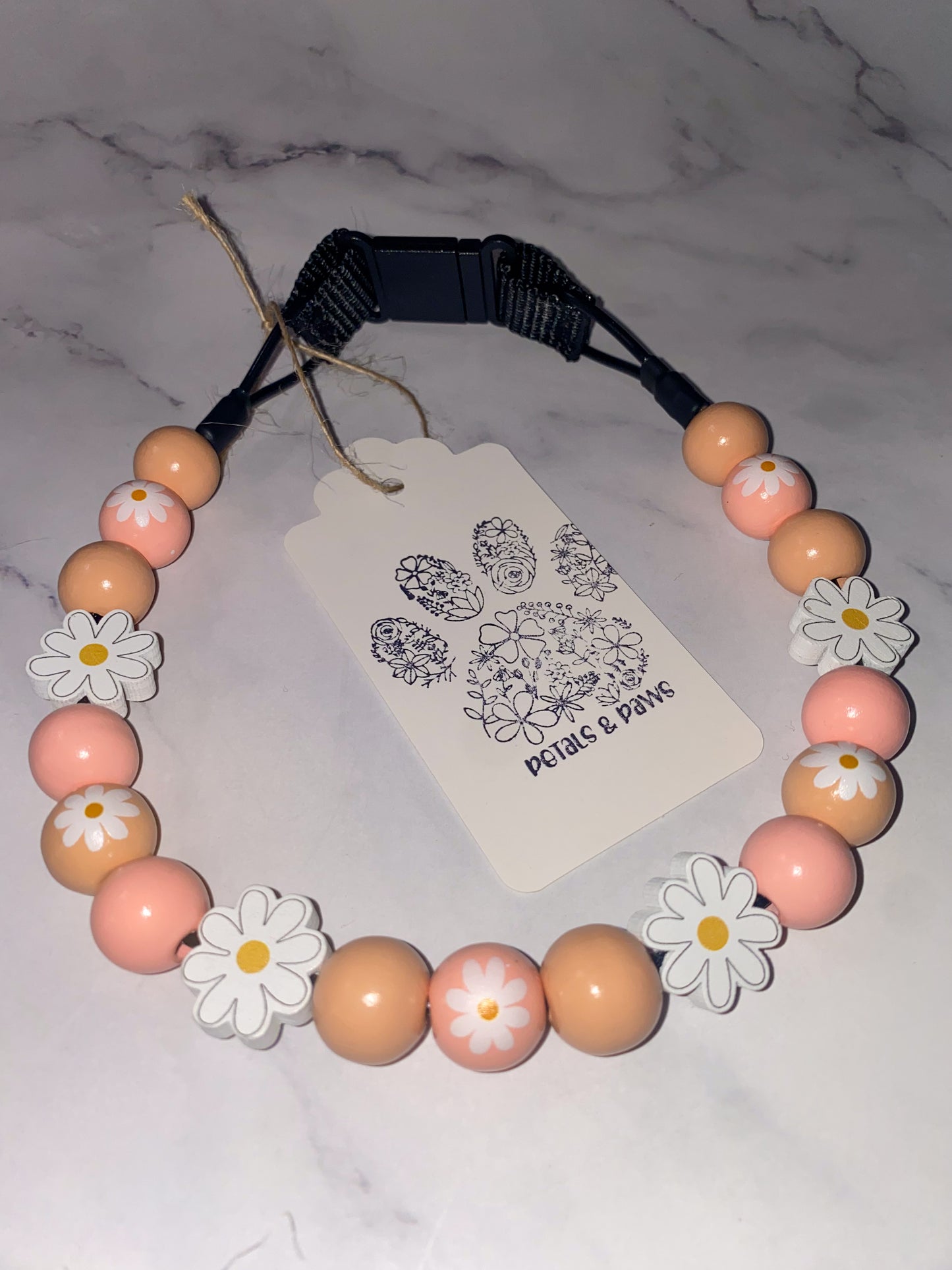 Medium Beaded Dog Collar