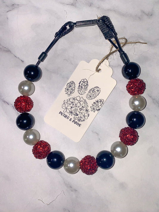 Medium Beaded Dog Collar