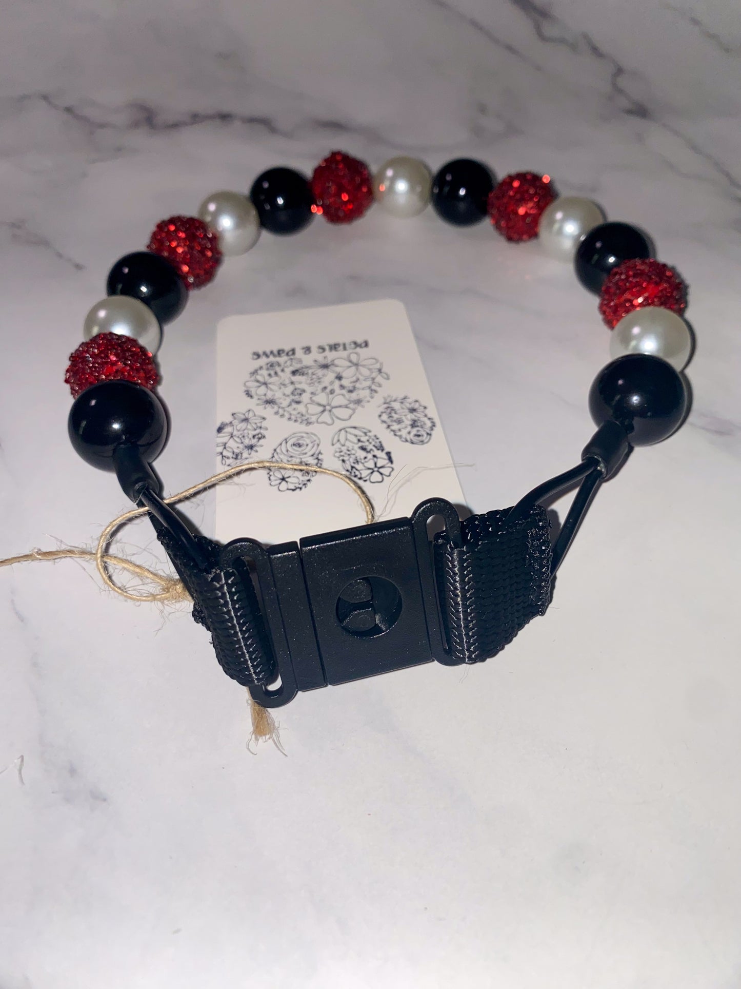 Medium Beaded Dog Collar