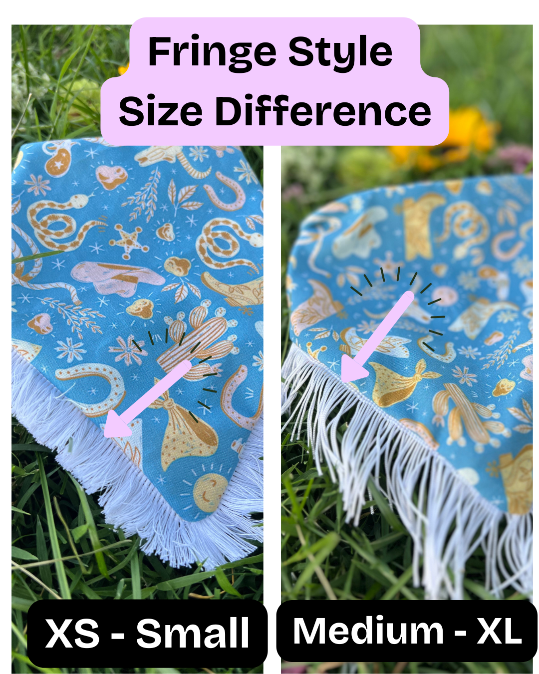 The Cowgirl Western Dog Bandana
